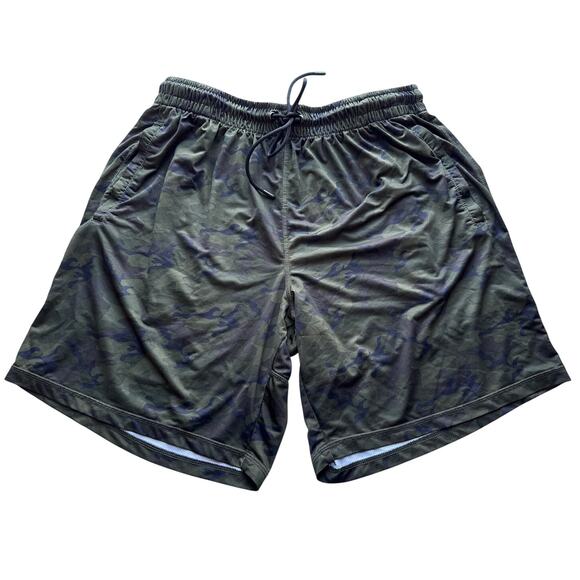 Leg3nd Athletic Shorts in Green Camo Size 1X - Picture 1 of 5